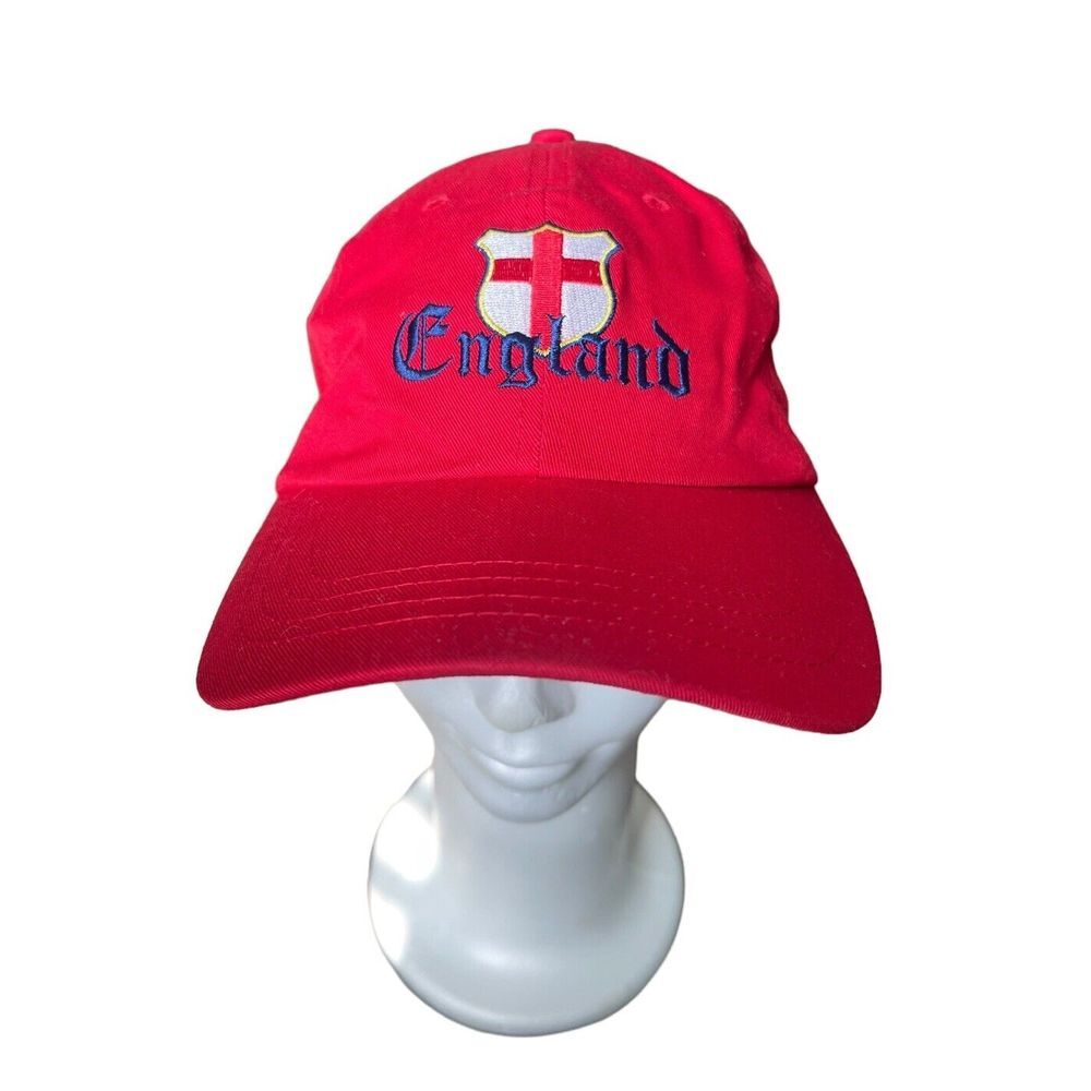 England 2006 FIFA World Cup Germany Cap Hat Red Soccer‎ Futbol NWT